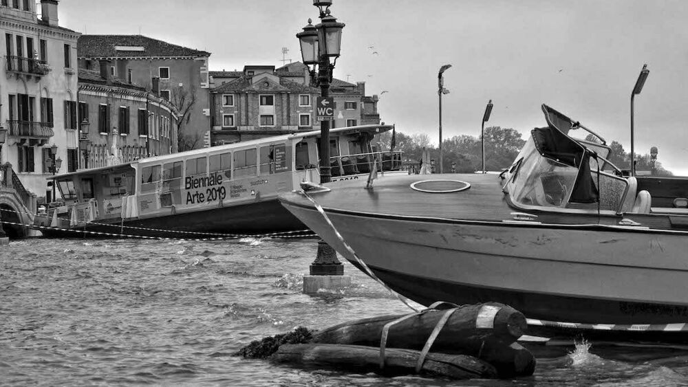 Archivio digitale di foto e video dell'acqua granda 2019