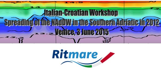 Italian-Croatian Workshop on Spreading of the NAdDW in the Southern Adriatic in 2012 