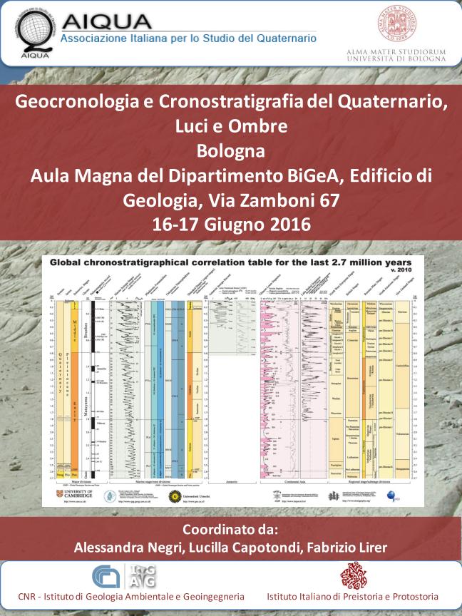 Geocronologia e Cronostratigrafia del Quaternario,  Luci e Ombre