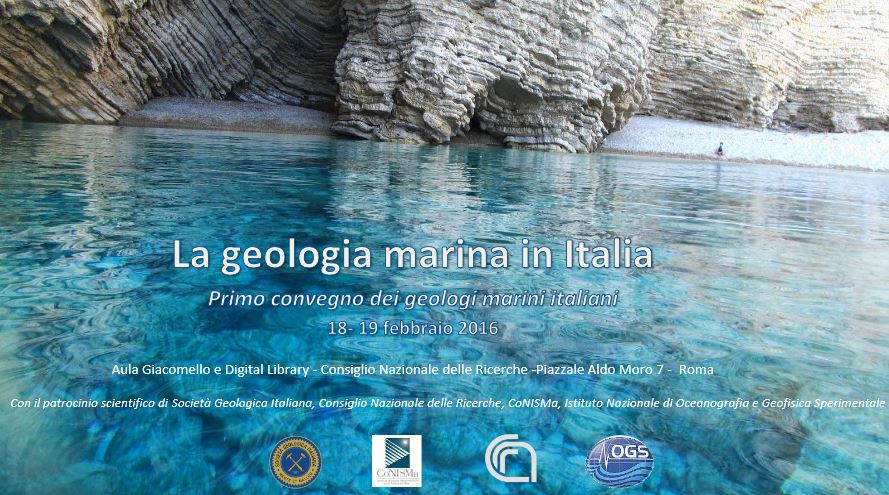 La Geologia Marina in Italia. Primo incontro dei geologi marini italiani. 