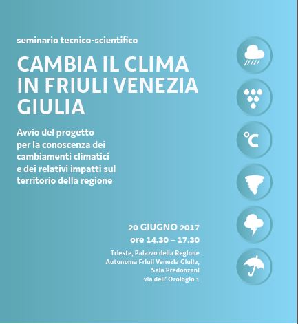 Cambia il clima in Friuli Venezia Giulia