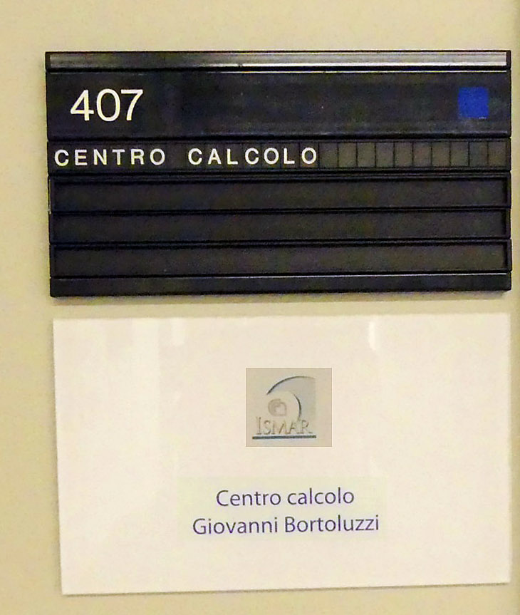 Dedicato a Giovanni Bortoluzzi il Centro Calcolo di Ismar Bologna