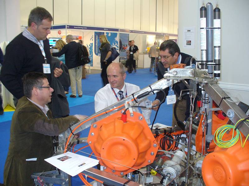 il Lander AMERIGO alla fiera “Oceanology International 2012” di Londra.