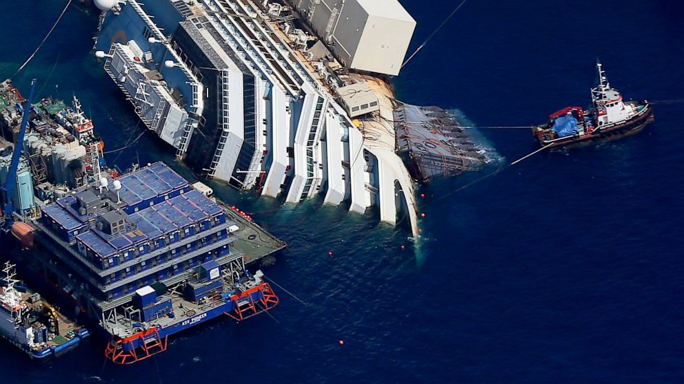 Impatto della Concordia sull'ecosistema marino