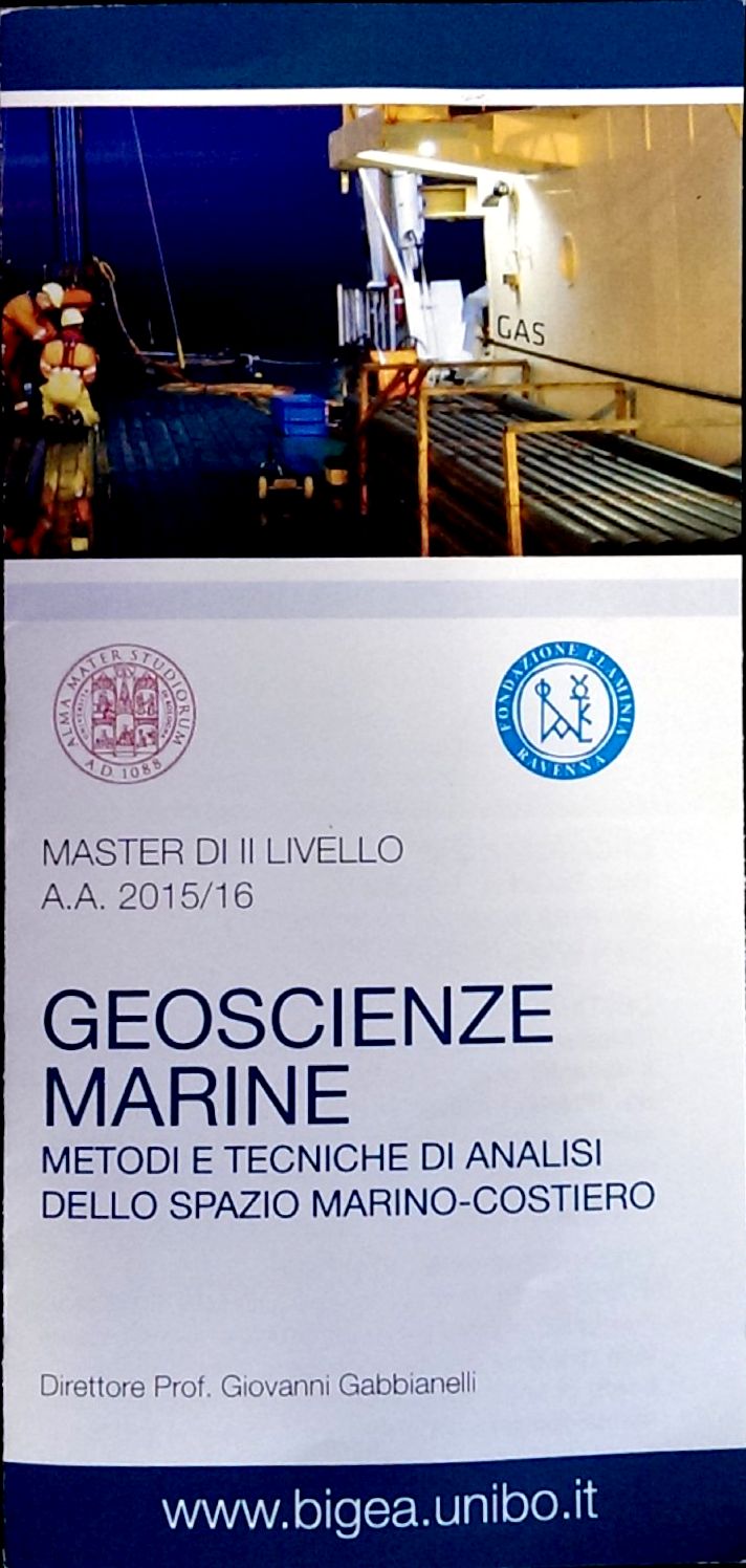 Master di II livello in Geoscienze Marine: collaborazione UNIBO, CNR-Ismar, G.A.S