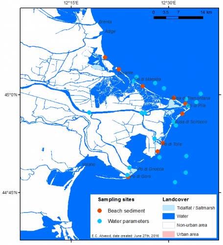 Microplastiche nel delta del Po