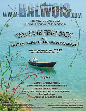 Posticipata la deadline per gli abstract di BALWOIS 2012 Conference