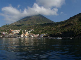 Verso Panarea a bordo della nave 