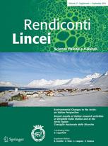 Special issue of the Rendiconti Lincei: Rendiconti Lincei 