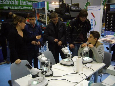 Big Blu stand Ritmare - microscopi