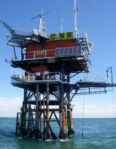 “Acqua Alta” oceanographic platform - 15 km offshore Venice 