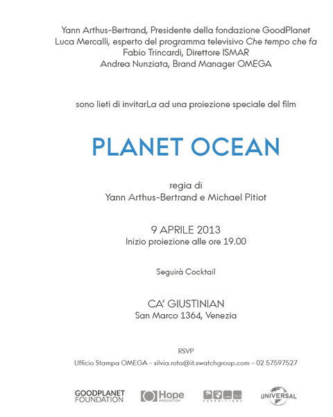 invito planet ocean