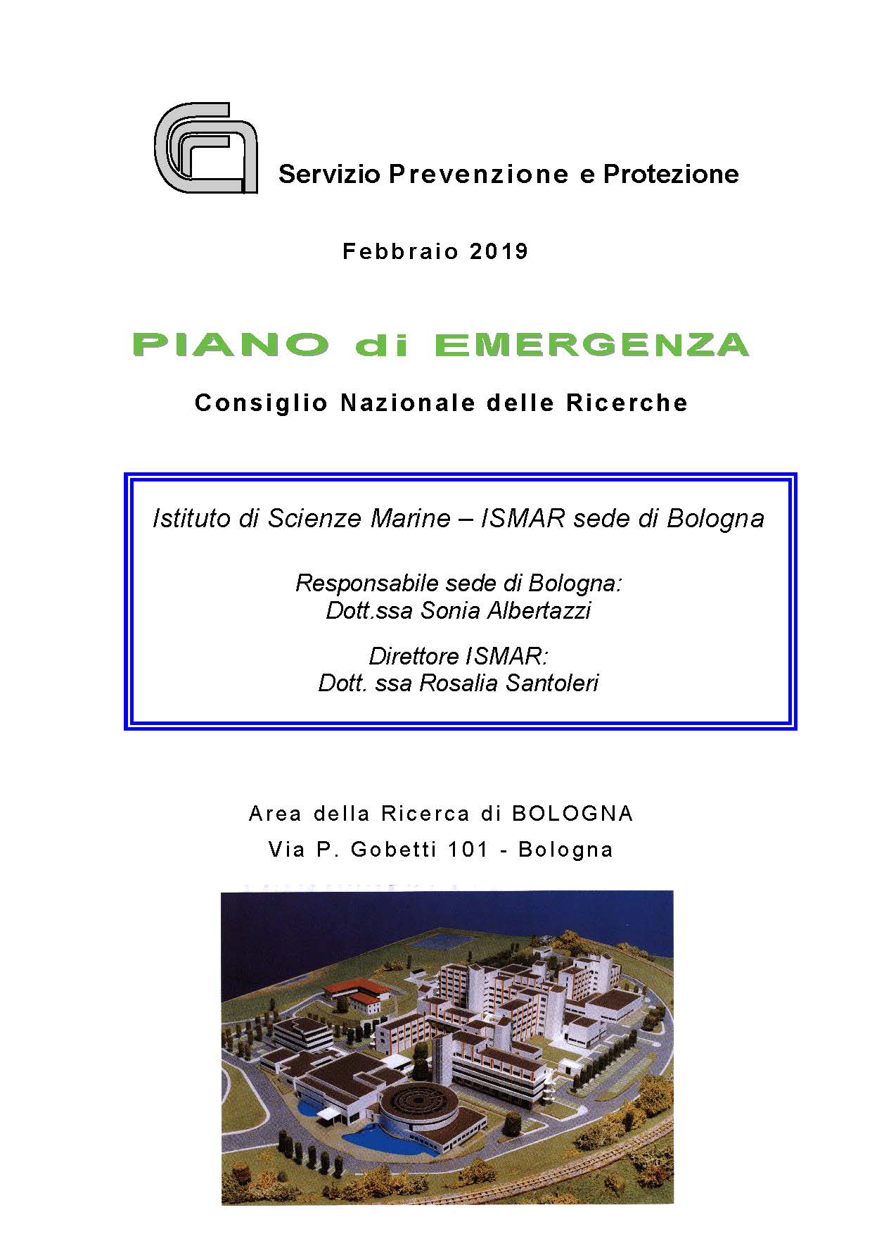 Piano di Emergenza 2019