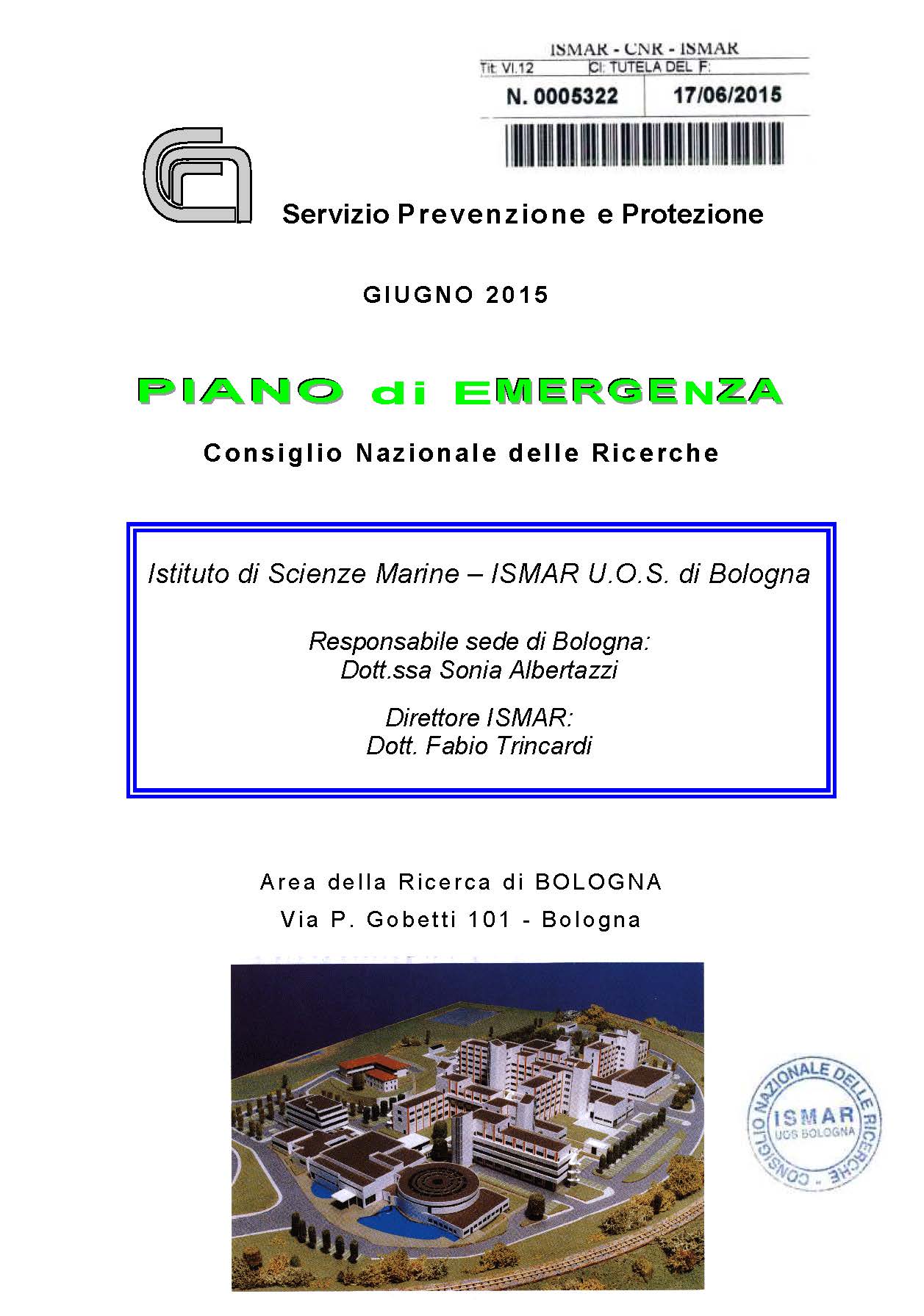 Piano di Emergenza 2013