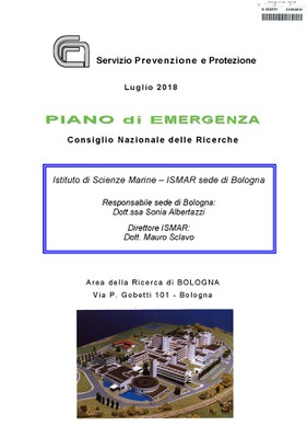 Piano di Emergenza 2018