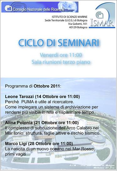 programma seminari ottobre 2011