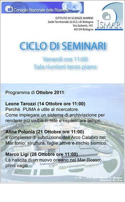 programma seminari ottobre 2011