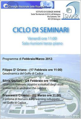 Locandina Seminari febbraio-marzo 2012