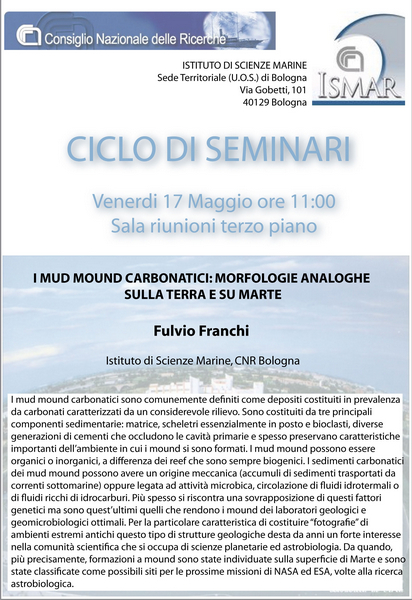 locandina seminari maggio 2013 Franchi