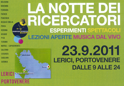 La Notte dei Ricercatori approda anche a La Spezia!